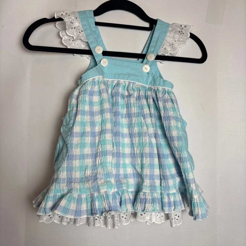 blue checkered pinafore dress Neon Rose - Pinafore Dress - Women - Polyester/Spandex - XL